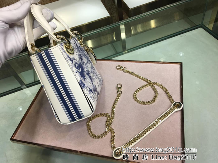 DIOR迪奧 Lady Dior mini 光滑小牛皮袖珍手提包 可手提亦可肩背或斜挎  zdo1247